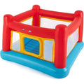 Inflatable Jump-O-Lene Trampoline Bounce House with Crawl-Thru Door & Net - Indoor & Outdoor Backyard Blow-Up Bouncy Playh