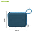 Haomuren Mini Waterproof Bluetooth Speaker Portable Outdoor Sports Subwoofer Speaker Supports USB, TF Card, TWS,Holiday Gifts