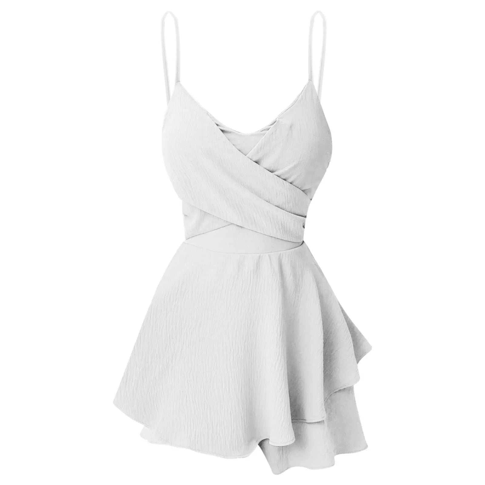 Dress Summer Women'S Dress Sexy Outfits Plus Size Solid Suspender Sexy Summer Women'S Dress  Vintage Beach Women'S Dress