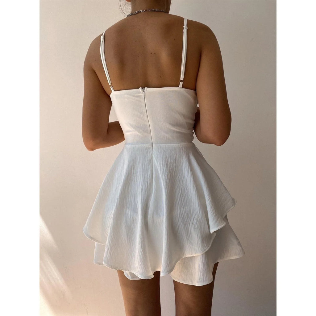 Dress Summer Women'S Dress Sexy Outfits Plus Size Solid Suspender Sexy Summer Women'S Dress  Vintage Beach Women'S Dress
