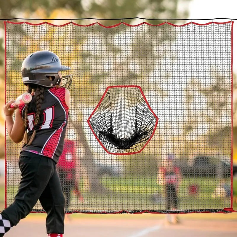 Golf Hitting Net 10x10ft Barrier Golf Net Heavy Duty Training Aid Practice Ball Barrier For Golfers Backyard Driving Chipping