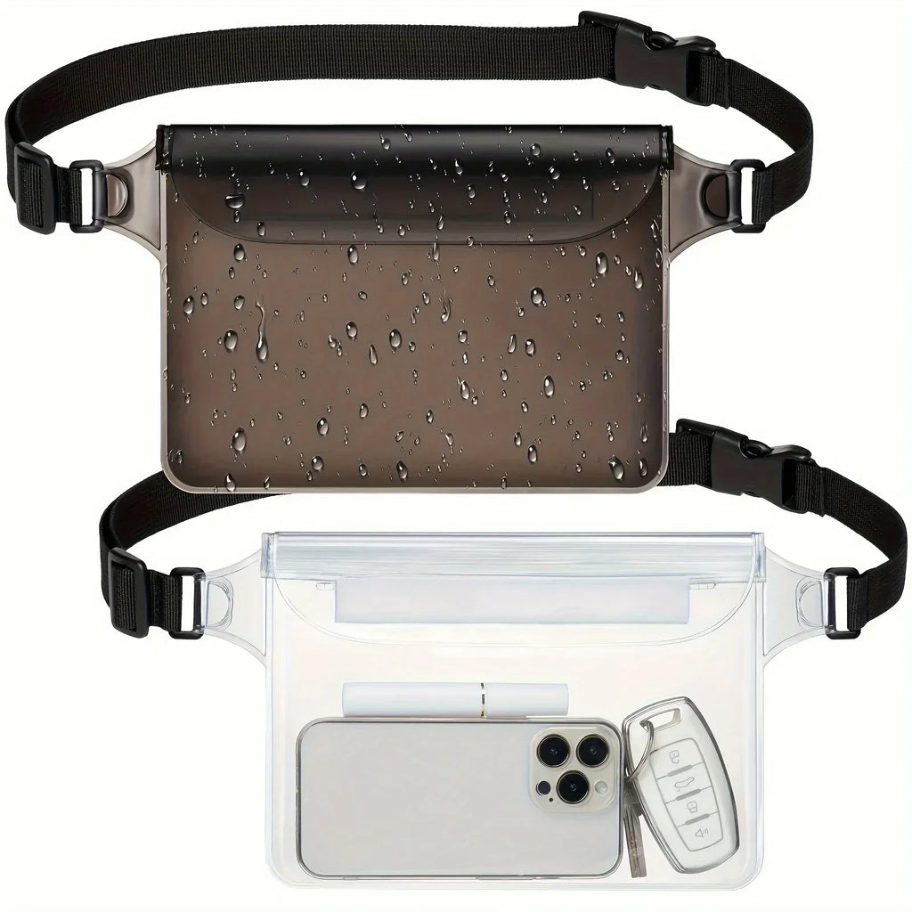 Waterproof Phone Bag, Three-Layer Sealed Touch Screen Waterproof Phone Waist Bag, Suitable For Swimming, Drifting, And Diving